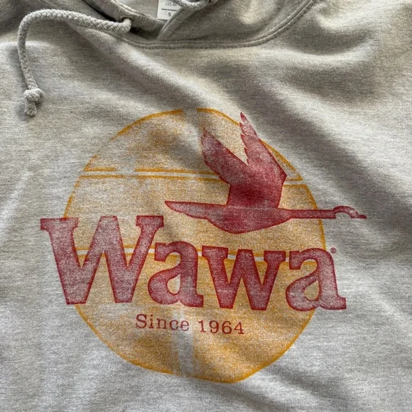 Vintage retro looking Wawa hoodie - Picture 2 of 3